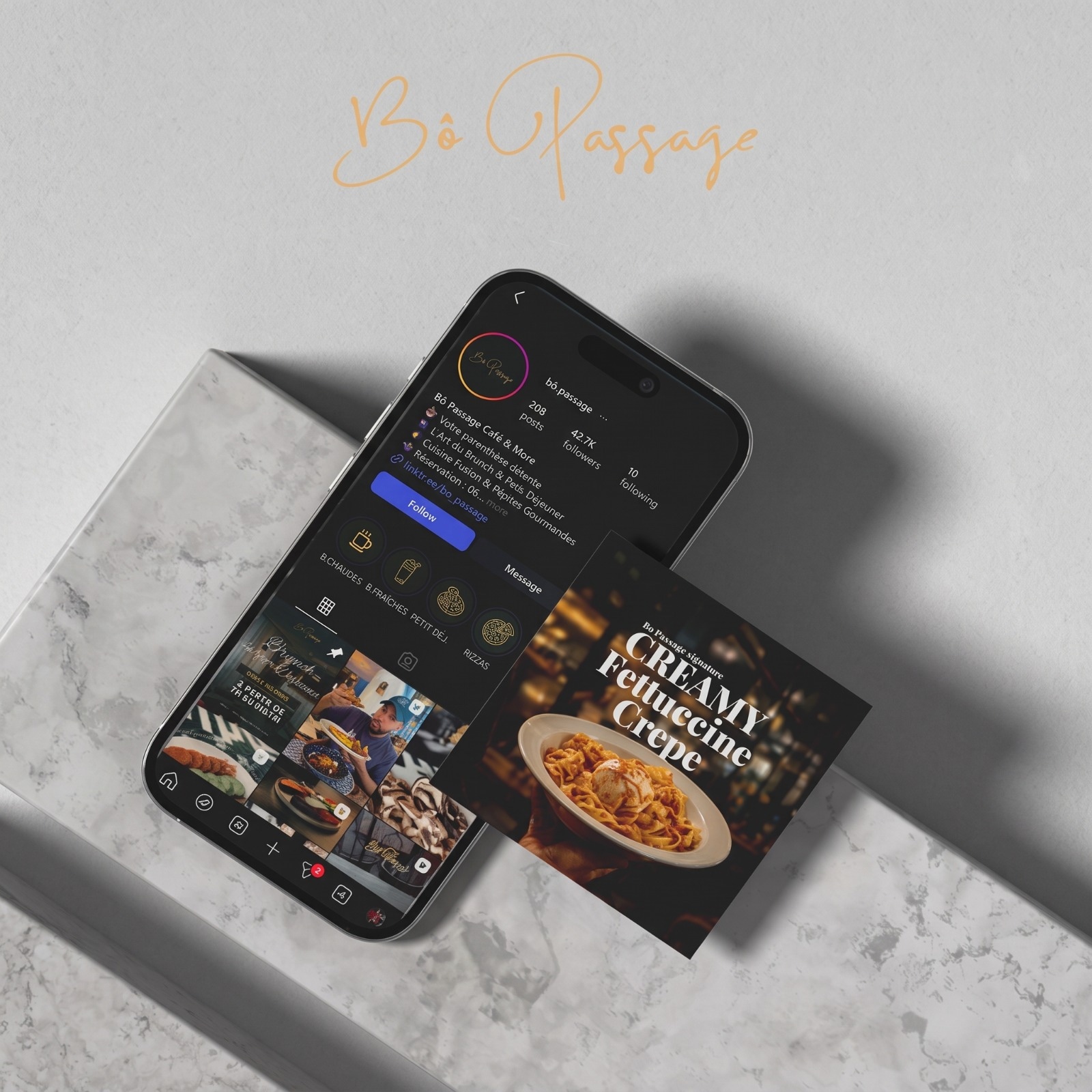 Profil Instagram Bôpassage