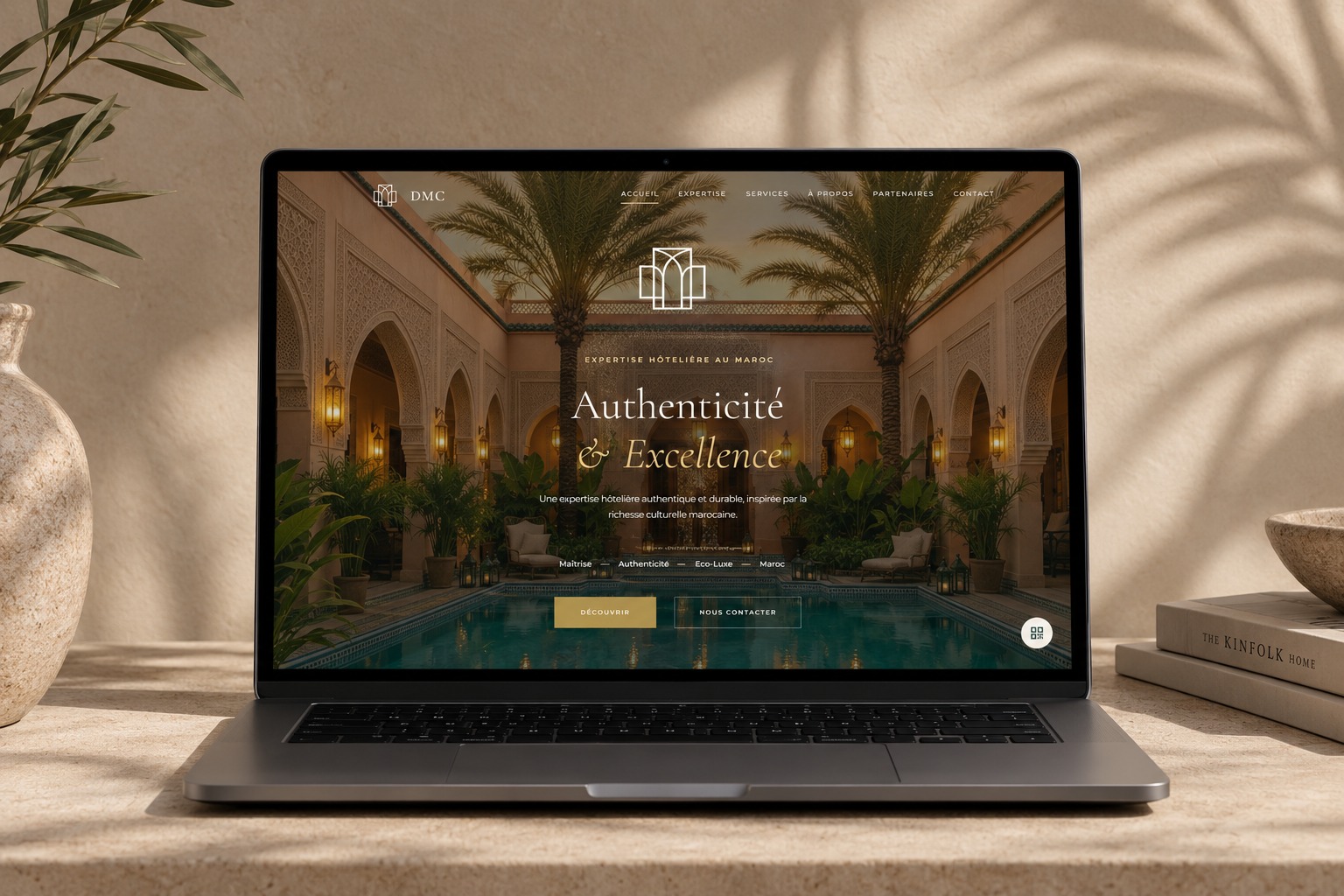 Le site DMC sur écran